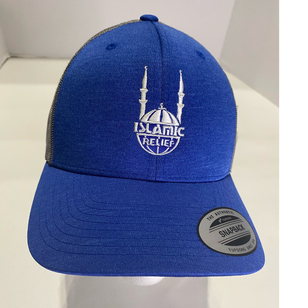New Islamic Relief Men Hat Blue/Gray adjustable